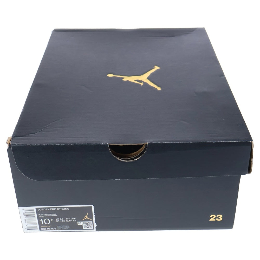 NIKE(ナイキ) JORDAN PRO STRONG BRED ジョーダン プロ ストロング ブレッド ハイカットスニーカー ブラック/レッド US10.5/28.5cm DC8418-006