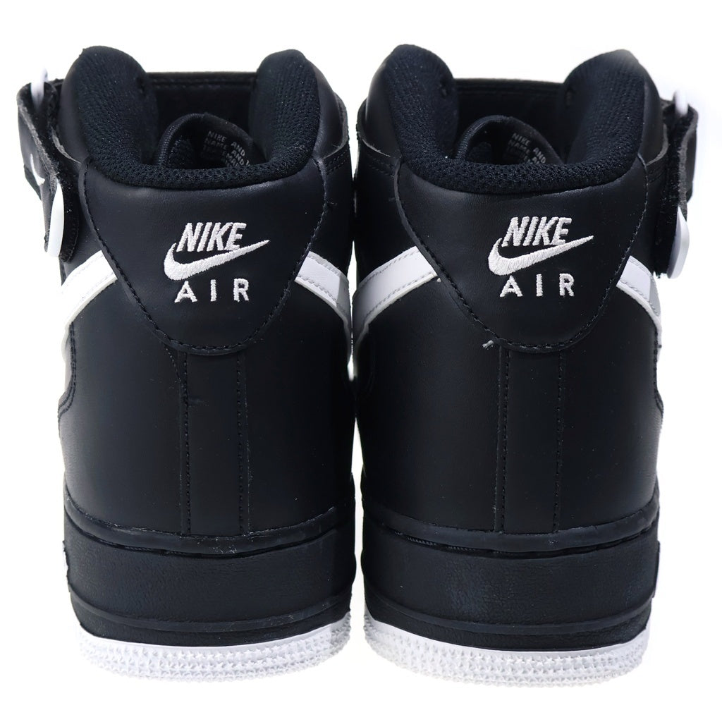 NIKE(ナイキ) AIR FORCE 1 MID 07 エアフォース1 ミッドカットスニーカー ブラック/ホワイト US11/29cm DV0806-001