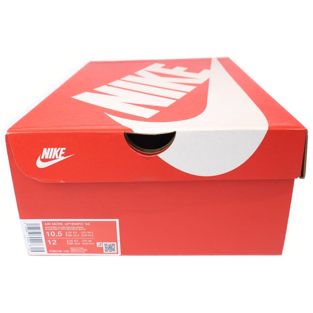 NIKE(ナイキ) AIR MORE UPTEMPO 96 VINTAGE GREEN エアモアアップテンポ96 ヴィンテージグリーン ハイカットスニーカー ホワイト US10.5/28.5cm FN6249-100