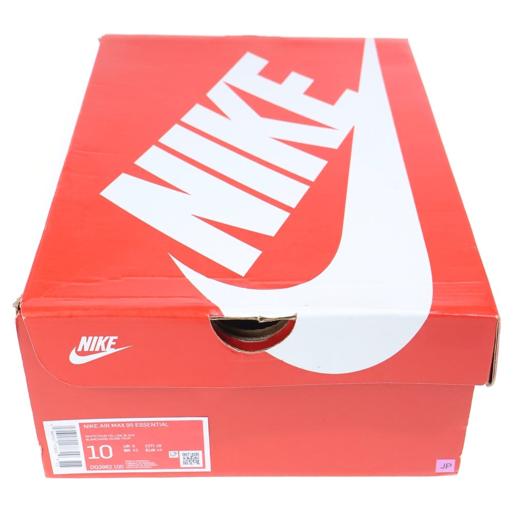 NIKE(ナイキ) AIR MAX 95 ESSENTIAL エアマックス95 エッセンシャル ローカットスニーカー ホワイト/イエロー US10/28cm DQ3982-100