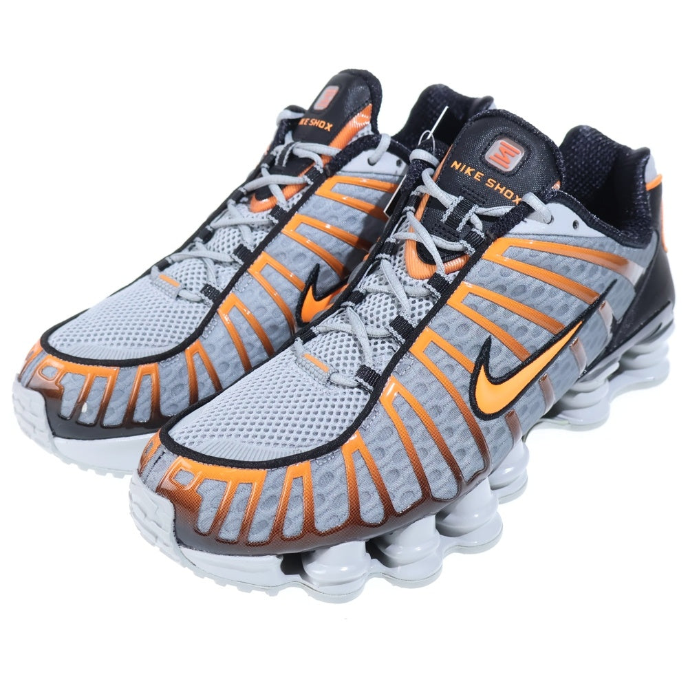 NIKE(ナイキ) SHOX TL BRIGHT MANDARIN ショックスTL ブライトマンダリン ローカットスニーカー グレー/オレンジ/ブラック US11/29cm AV3595-011
