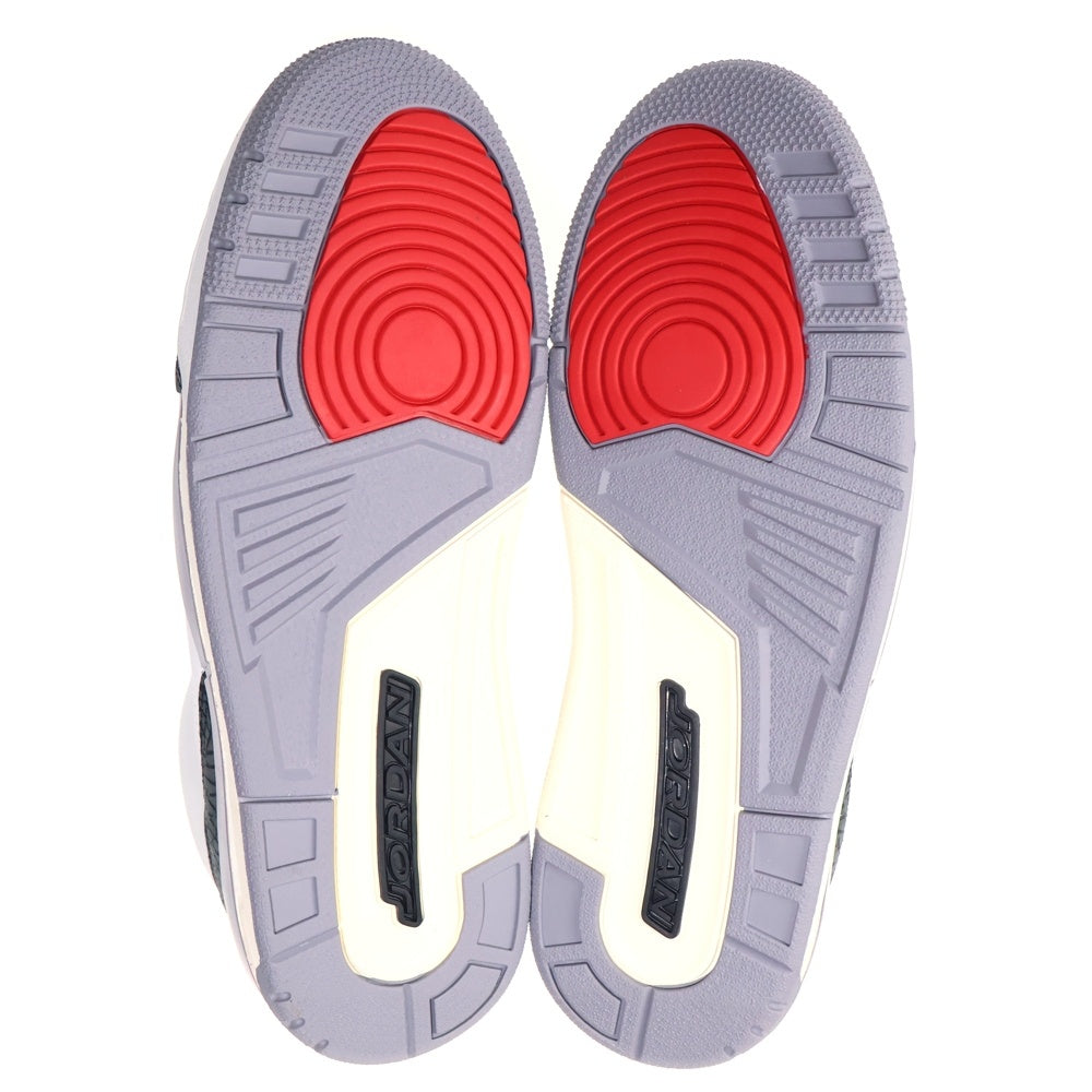 NIKE(ナイキ) AIR JORDAN 3 RETRO CEMENT GRAY エアジョーダン3 レトロ セメントグレー ハイカットスニーカー ホワイト US10.5/28.5cm CT8532-106
