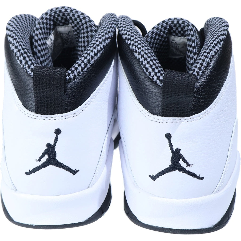 NIKE(ナイキ) AIR JORDAN 10 RETRO OG STEEL エアジョーダン10 レトロ スティール ハイカットスニーカー ホワイト/ブラック US10.5/28.5cm HJ6779-104