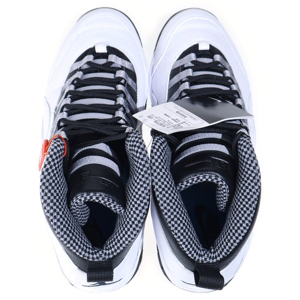 NIKE(ナイキ) AIR JORDAN 10 RETRO OG STEEL エアジョーダン10 レトロ スティール ハイカットスニーカー ホワイト/ブラック US10.5/28.5cm HJ6779-104