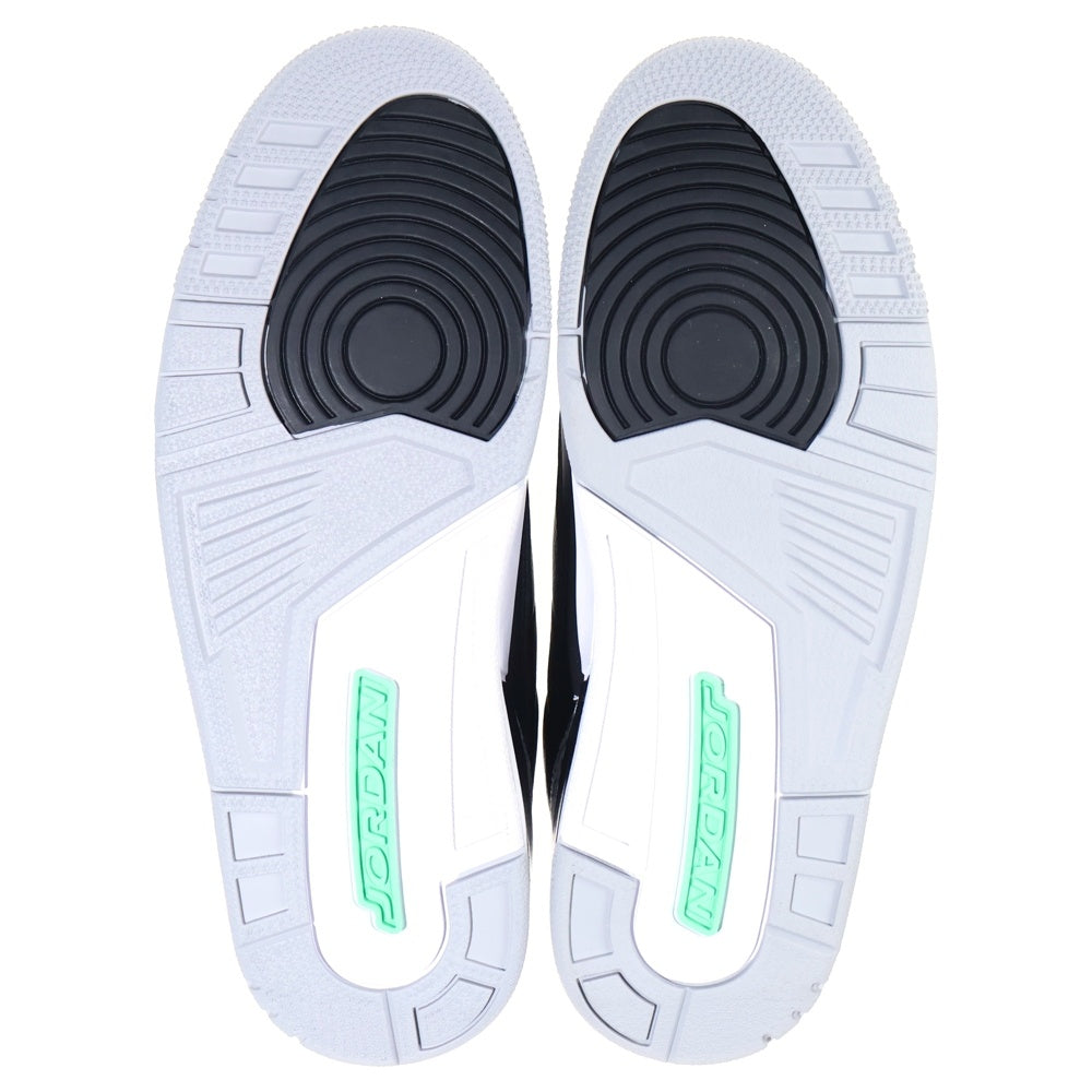 NIKE(ナイキ) AIR JORDAN 3 RETRO GREEN GLOW エアジョーダン3 レトロ グリーングロー ハイカットスニーカー ブラック/グレー US10.5/28.5cm CT8532-031