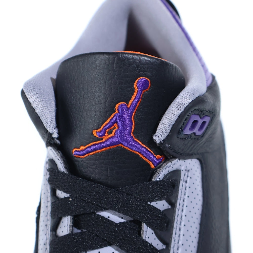 NIKE(ナイキ) AIR JORDAN 3 RETRO COURT PURPLE エアジョーダン3 コートパープル ハイカットスニーカー ブラック/パープル US11/29cm CT8532-050