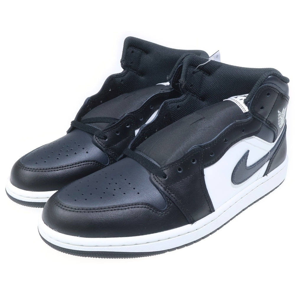 NIKE(ナイキ) AIR JORDAN1 MID エアジョーダン1 ミッドカットスニーカー ホワイト/ブラック US10.5/28.5cm DQ8426-010