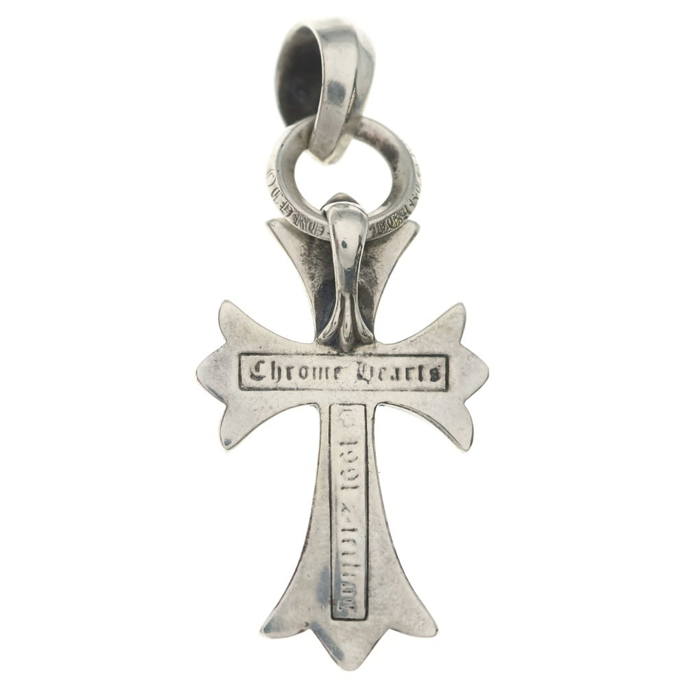 CHROME HEARTS(クロムハーツ) CH CRS SML W/BALE Wベイル スモールCHクロス ペンダントトップ シルバー BCA218