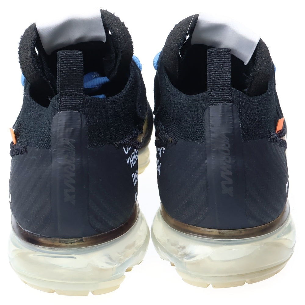 NIKE(ナイキ) ×OFF-WHITE AIR VAPORMAX FLYKNIT オフホワイト エア ヴェイパーマックス フライニット ローカットスニーカー ブラック US9/27cm AA3831-002