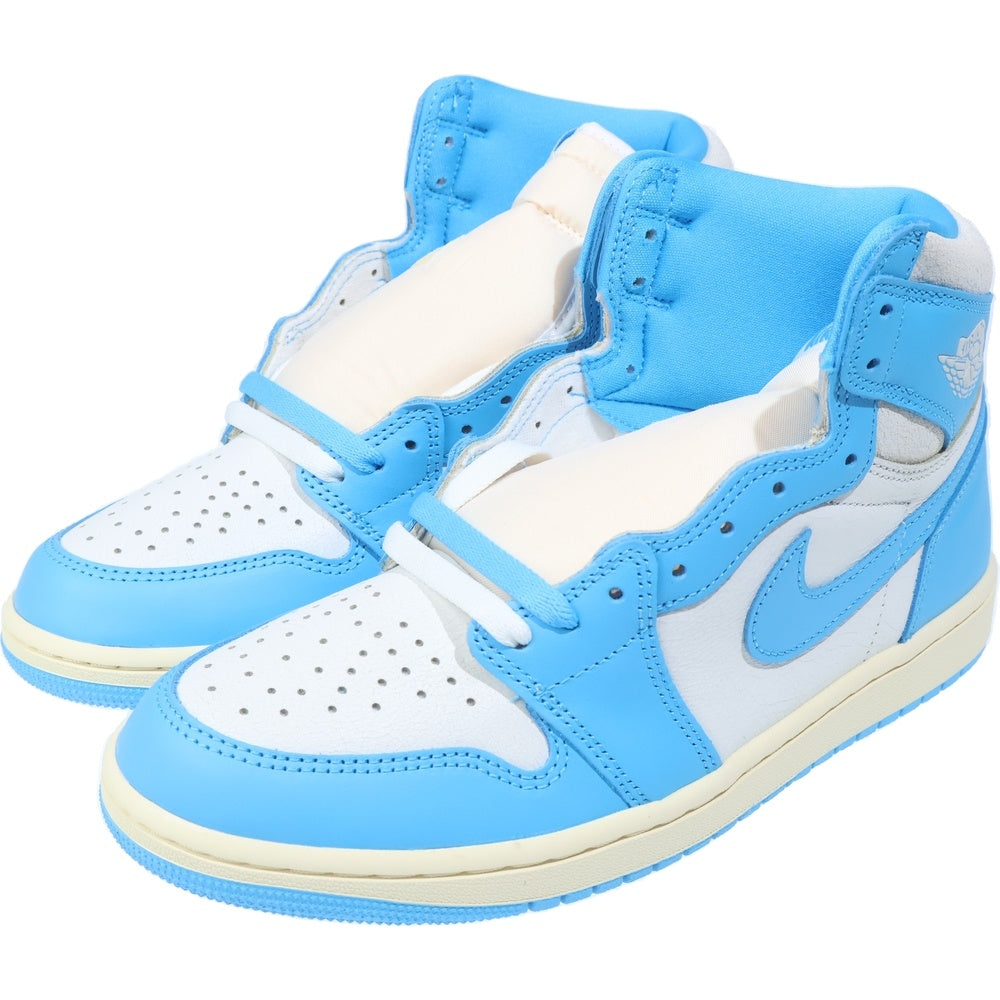 NIKE(ナイキ) AIR JORDAN 1 RETRO HIGH OG UNC REIMAGINED エアジョーダン1 レトロ リイマジンド ハイカットスニーカー ブルー/ホワイト US9/27cm DZ5485-402