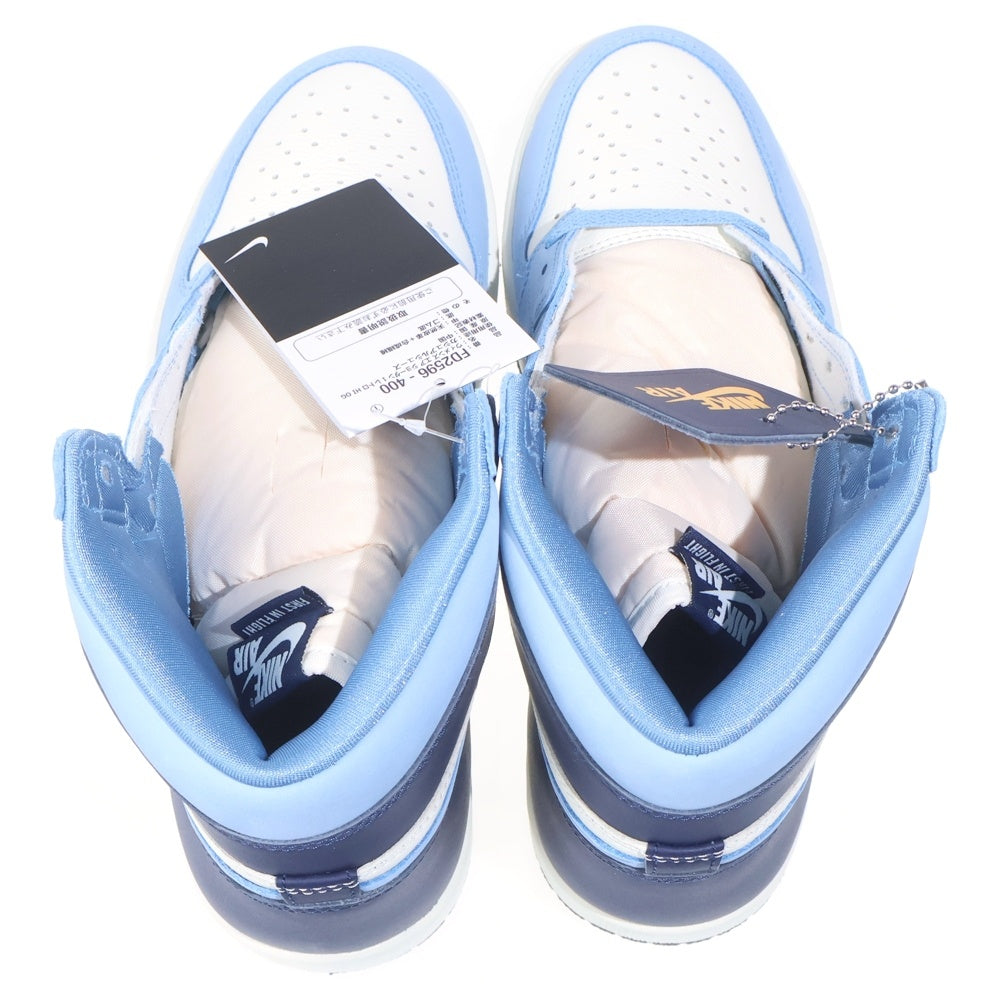 NIKE(ナイキ) WMNS AIR JORDAN 1 RETRO HI OG FIRST IN FLIGHT ウィメンズ エアジョーダン 1 ファーストインフライト ハイカットスニーカー US10/27cmFD2596-400