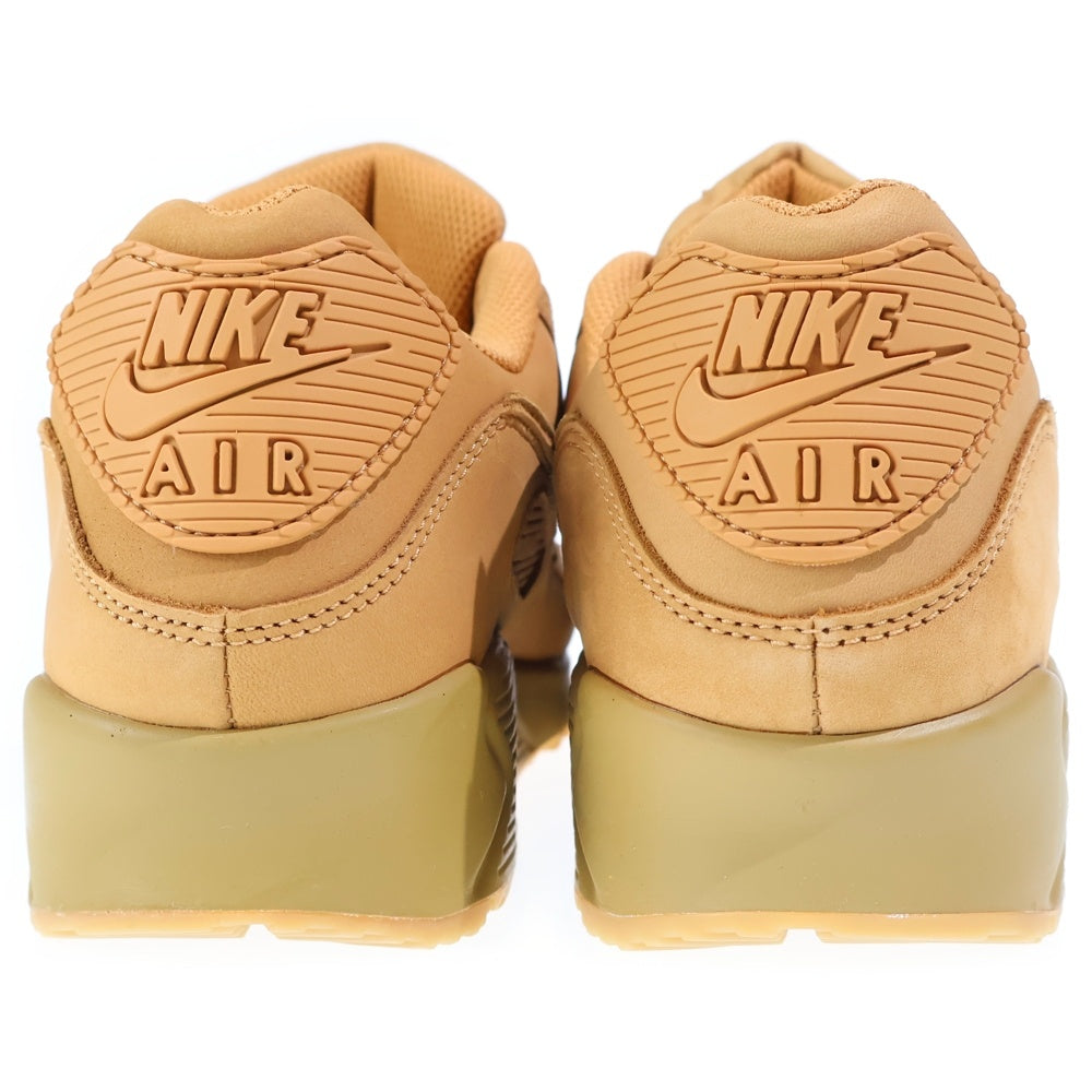 NIKE(ナイキ) AIR MAX 90 PRM FLAX GUM LIGHT BROWN WHEAT エアマックス90フラックス ライトブラウンウィート ローカットスニーカー US9.5/27.5cm FZ5102-299