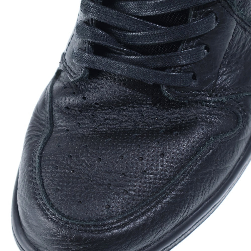 NIKE(ナイキ) 【鑑賞用 2016年製】 AIR JORDAN 1 RETRO HIGH BLACK PERFORATED エアジョーダン 1 ハイカットスニーカー ブラック US9/27cm 555088-002