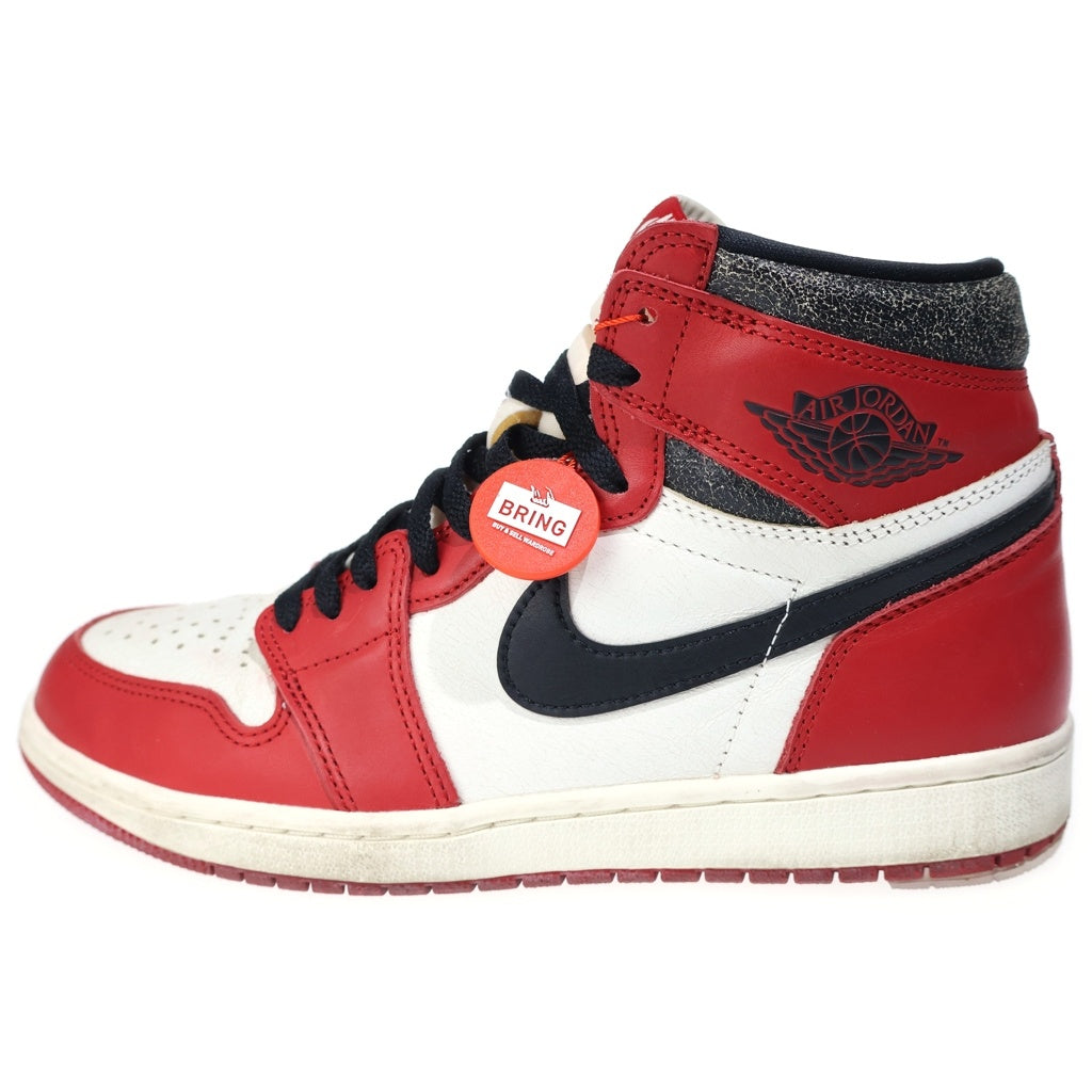 NIKE(ナイキ) AIR JORDAN 1 HIGH OG CHICAGO LOST & FOUND エアジョーダン1 ハイ ロスト アンド ファウンド ハイカットスニーカー レッド/ホワイト US9/27cm DZ5485-612
