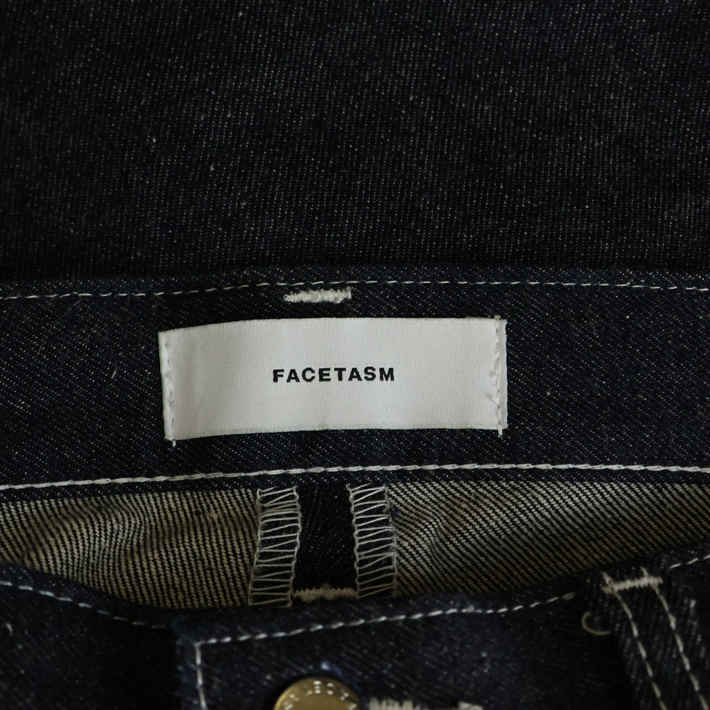 FACETASM(ファセッタズム) 21SS BEYONDEXX DENIM PANTS ワンウォッシュ テーパードデニムパンツ インディゴ KGO-PT-M07