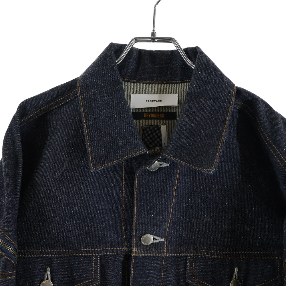 FACETASM(ファセッタズム) 21SS BEYONDEXX DENIM JACKET デニムジャケット インディゴ KGO-PT-M03