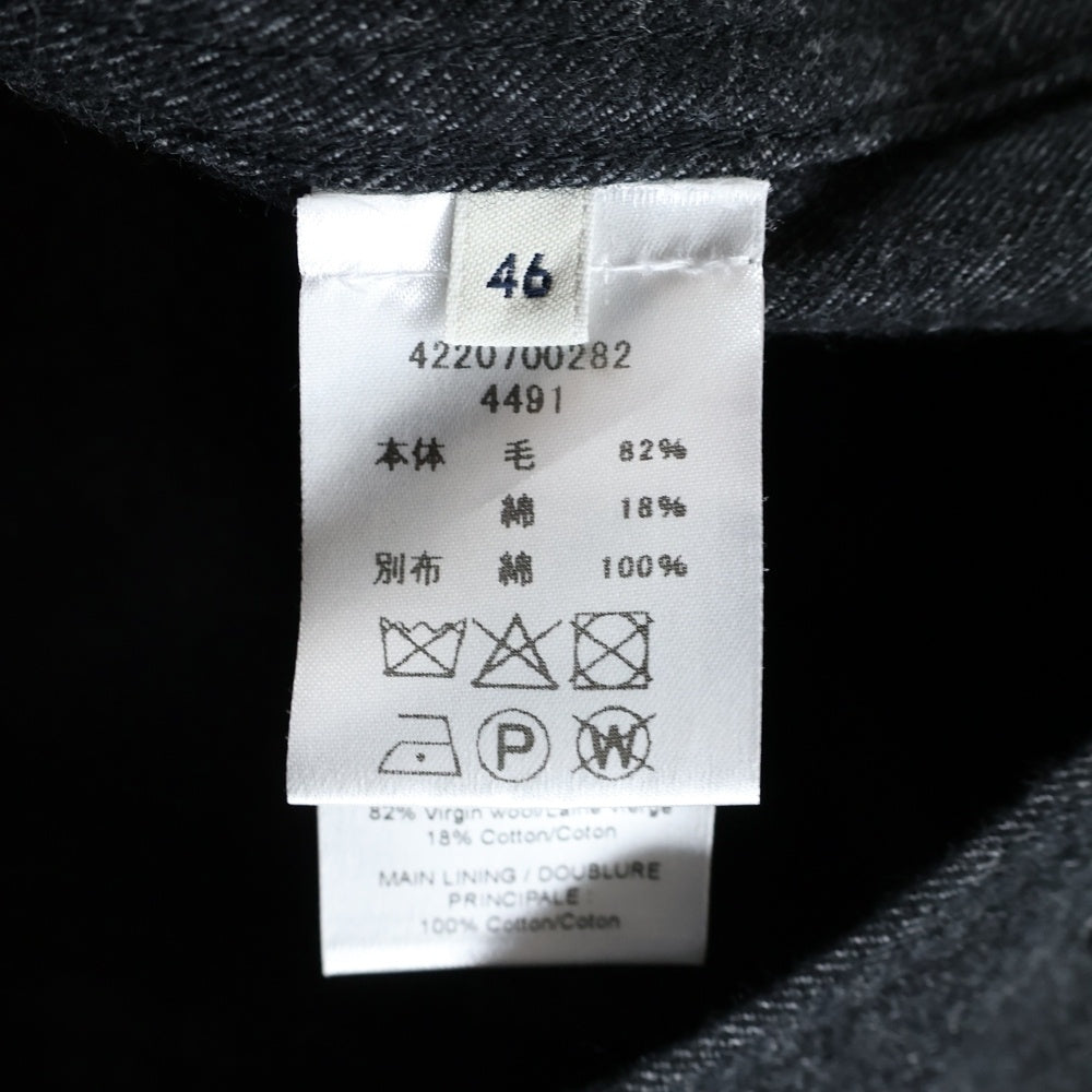 LEMAIRE(ルメール) 25AW ONE POCKET OVERSHIRT ワン ポケット オーバーシャツ コットン ジャケット グレー OV1022 LF1319