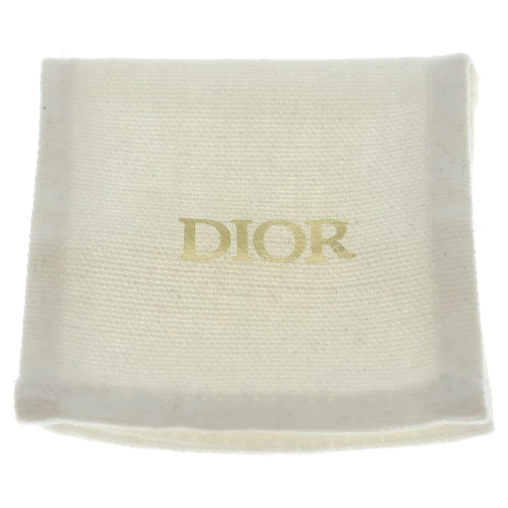 DIOR(ディオール) EVOLUTION フェイクパール ラインストーン エボリューション ロゴピアス ゴールド GP レディース