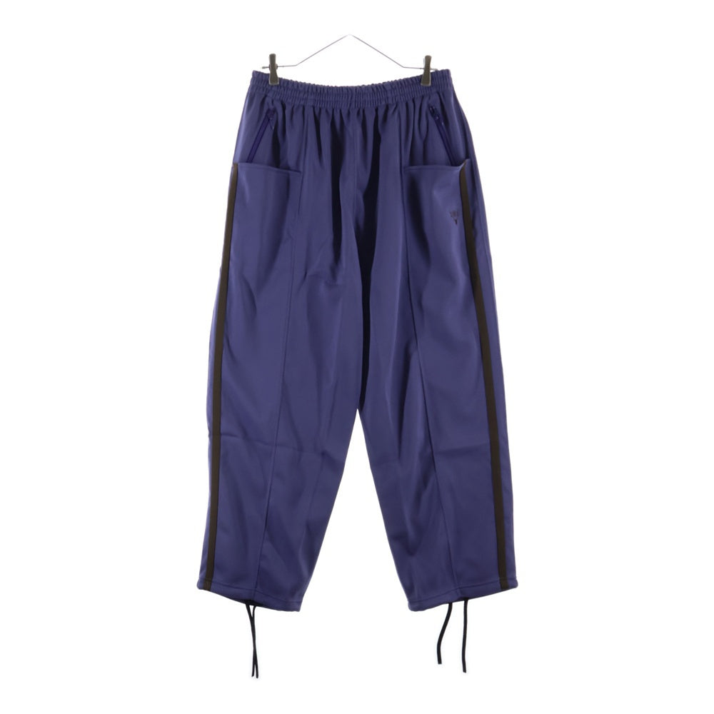 SOUTH2 WEST8(サウス2ウエスト8) STRING C.S. PANT POLY SMOOTH ポリ スムース ストリング トラックパンツ ブラック/パープル NS815