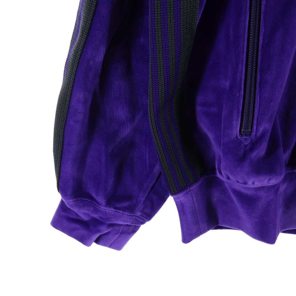 Needles(ニードルス) 23AW R.C.TRACK JACKET C PE VELOUR サイドライン ベロア トラックジャケット パープル NS251