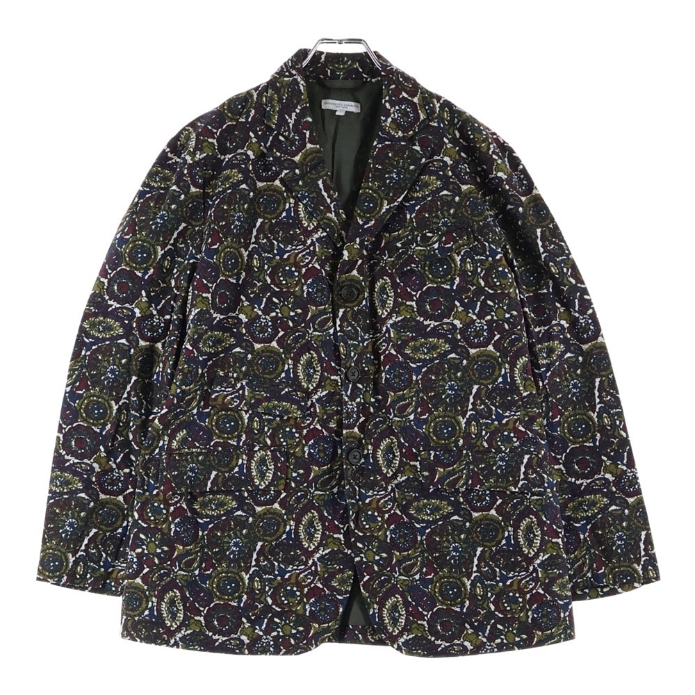 Engineered Garments(エンジニアド ガーメンツ) 23SS LOITER JACKET OLIVE COTTON BATIK ロイター オリーブ バティック コットンジャケット マルチカラー