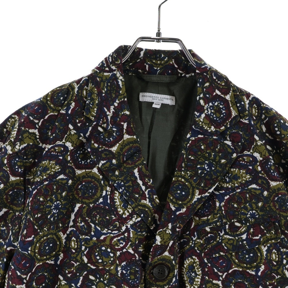 Engineered Garments(エンジニアド ガーメンツ) 23SS LOITER JACKET OLIVE COTTON BATIK ロイター オリーブ バティック コットンジャケット マルチカラー