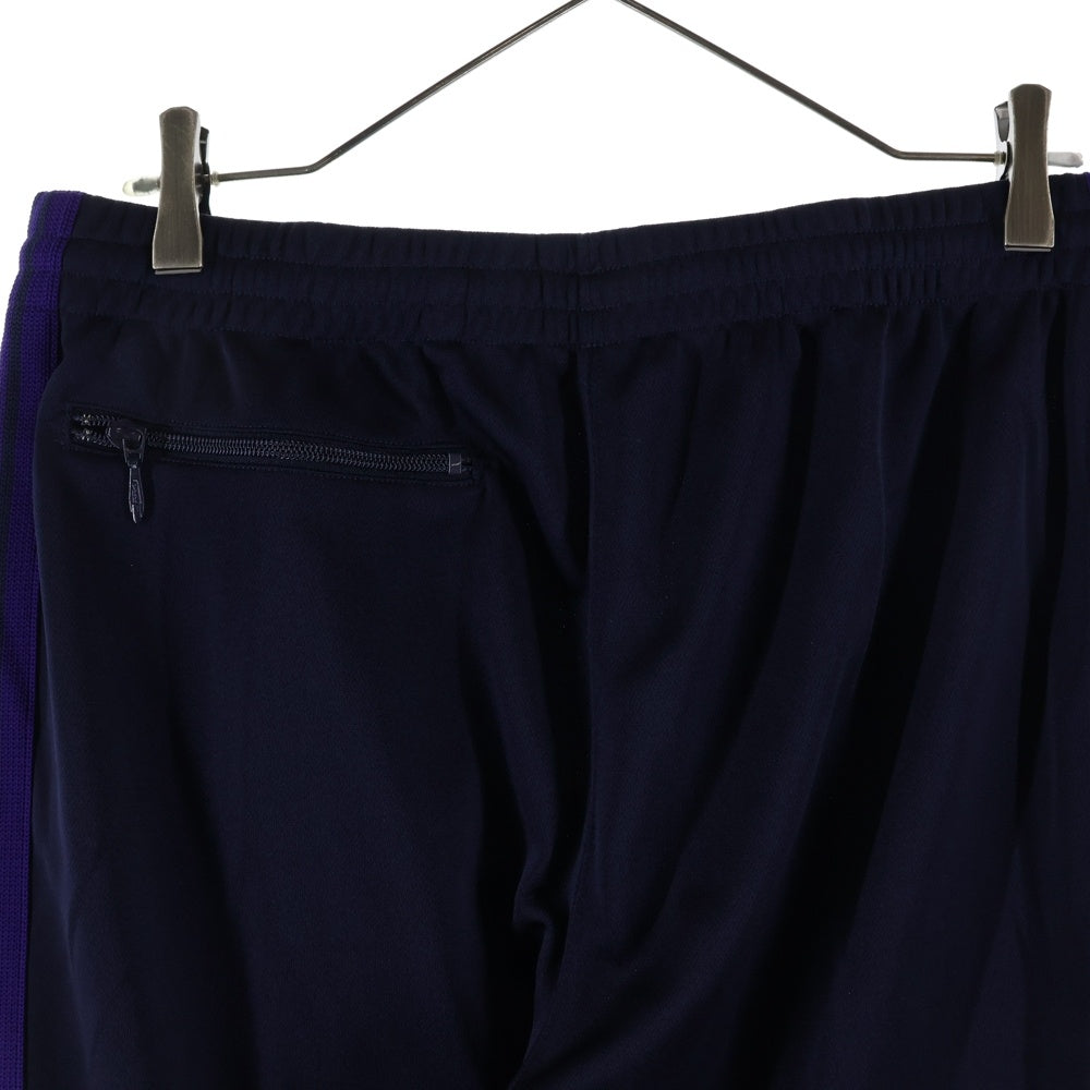 Needles(ニードルス) 23AW NARROW TRACK PANT POLY SMOOTH ポリ スムース ナロートラックパンツ ネイビー/パープル NS247