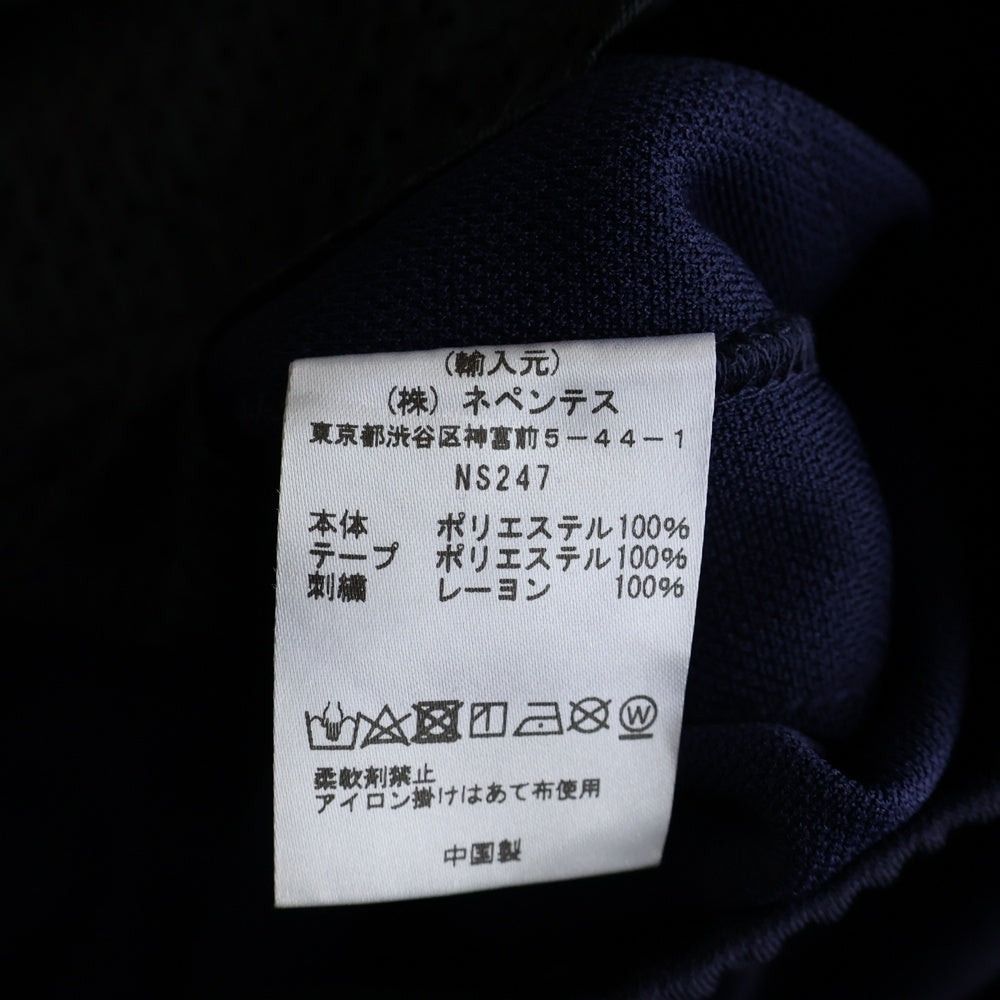 Needles(ニードルス) 23AW NARROW TRACK PANT POLY SMOOTH ポリ スムース ナロートラックパンツ ネイビー/パープル NS247