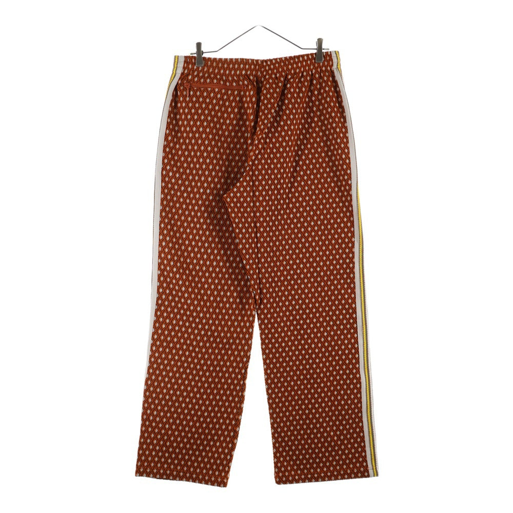 Sasquatchfabrix.(サスクワッチファブリックス) 23SS ×NEEDLES TRACK PANT BLISTER JACQUARD ニードルス ブリスター ジャガード トラックパンツ オレンジ 23SS-PA9-070
