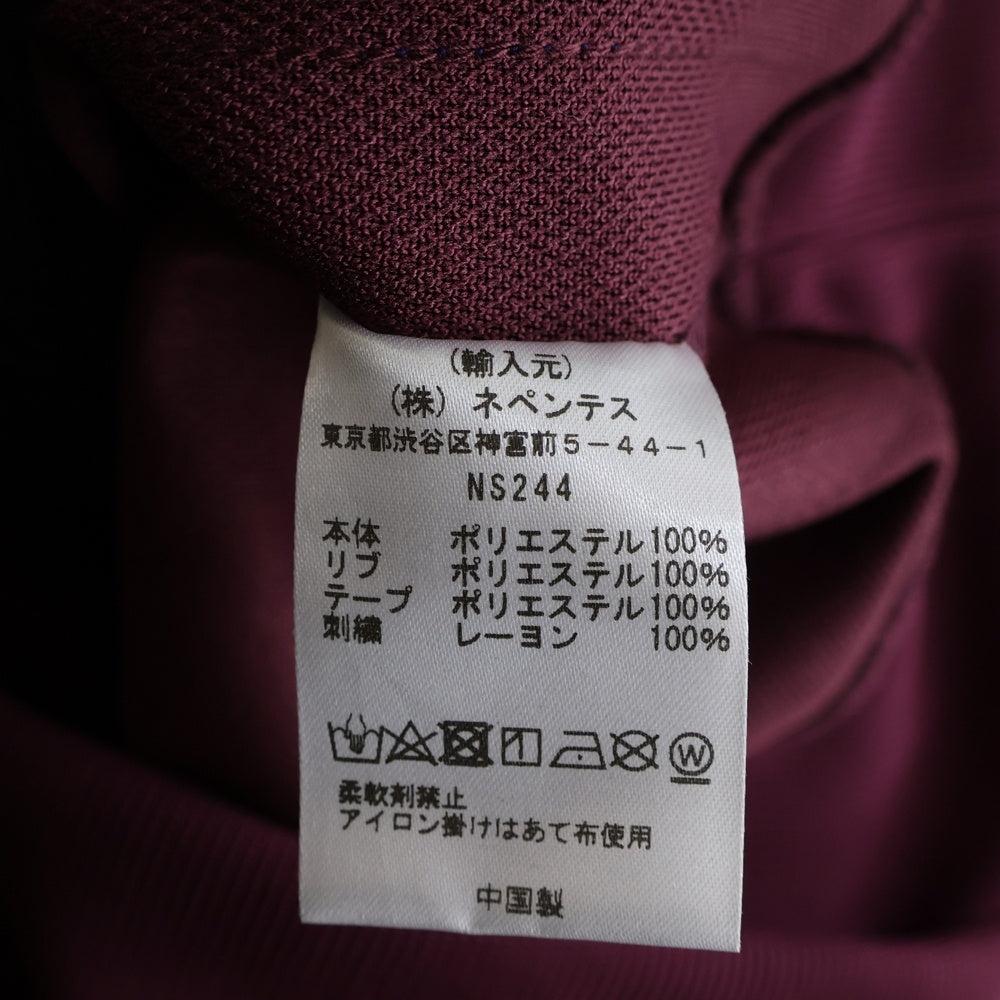 Needles(ニードルス) 23AW TRACK JACKET POLY SMOOTH ポリ スムース トラックジャケット レッド NS244