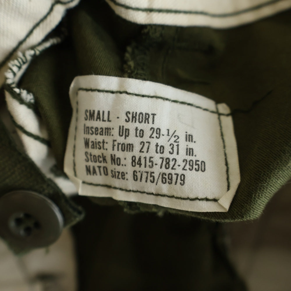 VINTAGE(ヴィンテージ) 70S VINTAGE U.S.ARMY M-65 FIELD CARGO PANTS ヴィンテージ ミリタリー ジップフライ フィールドカーゴパンツ カーキ 8415-782-2950