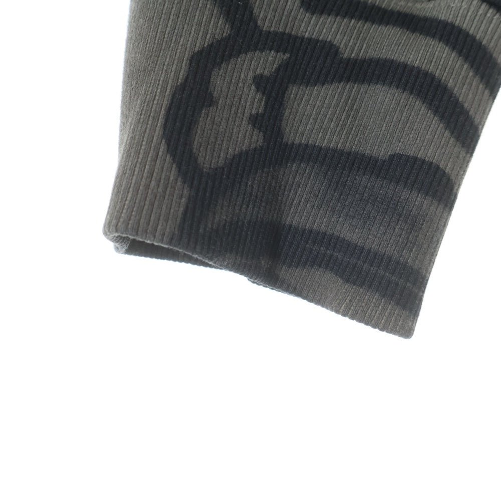 GIVENCHY(ジバンシィ) 22SS ×CHITO BANDANA OVERSIZED HOODIE バンダナ オーバーサイズド 裏起毛 スウェットプルオーバーパーカー グレー BMJ0E530S5