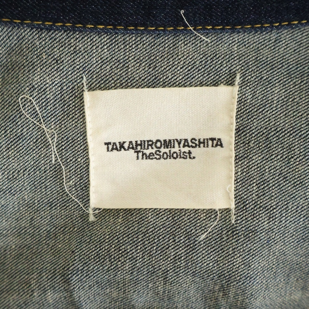 TAKAHIROMIYASHITA The SoloIst.(タカヒロミヤシタザソロイスト) 18SS TYPE 2nd セカンド型 リベットデザイン デニムジャケット インディゴ swj.0007SS18