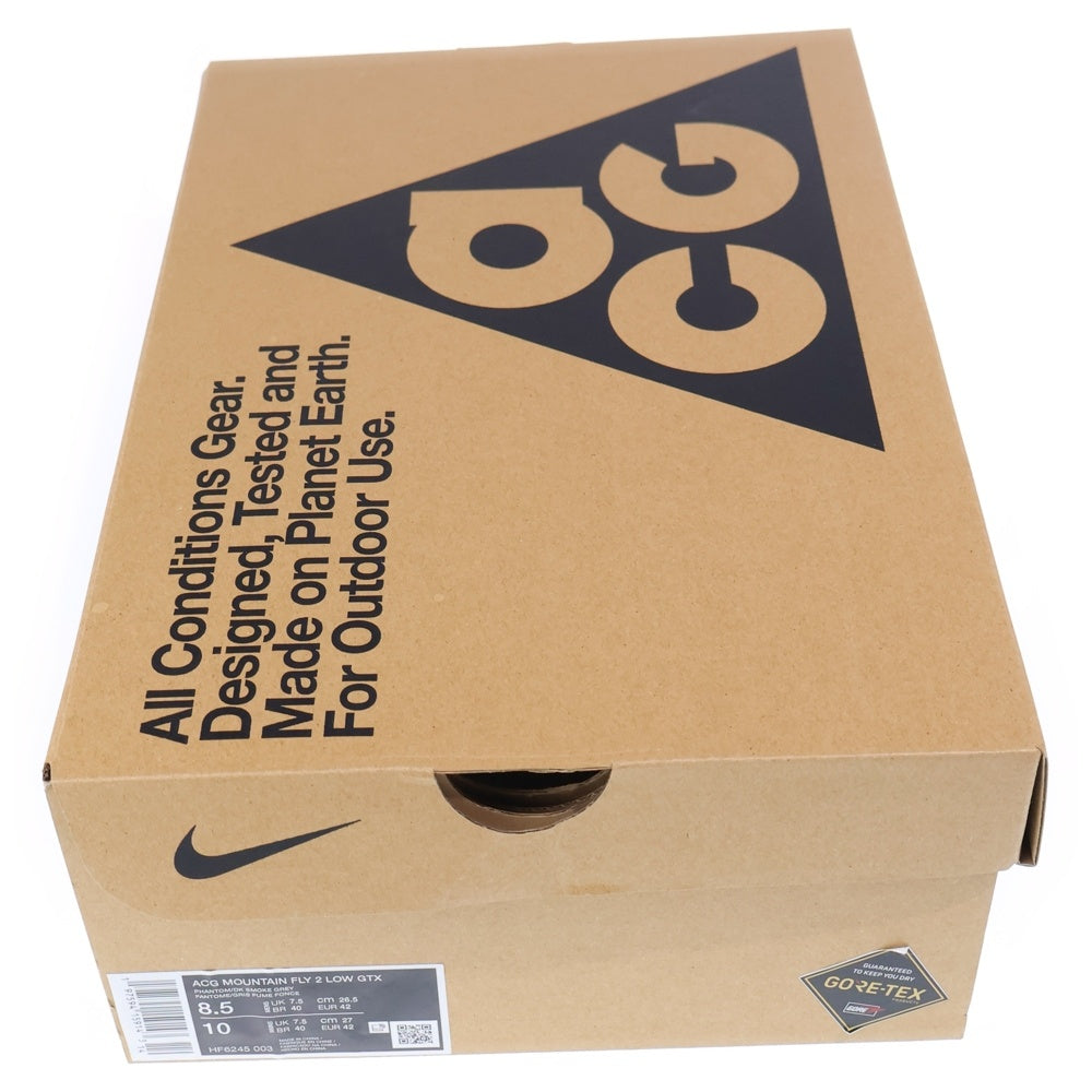 NIKE ACG(ナイキエーシージー) MOUNTAIN FLY 2 LOW GTX ゴアテックス マウンテンフライ ローカットスニーカー ホワイト/グレー US8.5/26.5cm HF6245-003