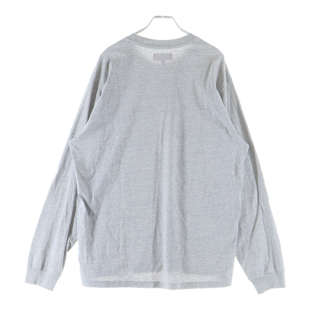 SUPREME(シュプリーム) 23AW Small Box Logo L/S Tee スモール ボックスロゴ クルーネック長袖Tシャツ カットソー グレー
