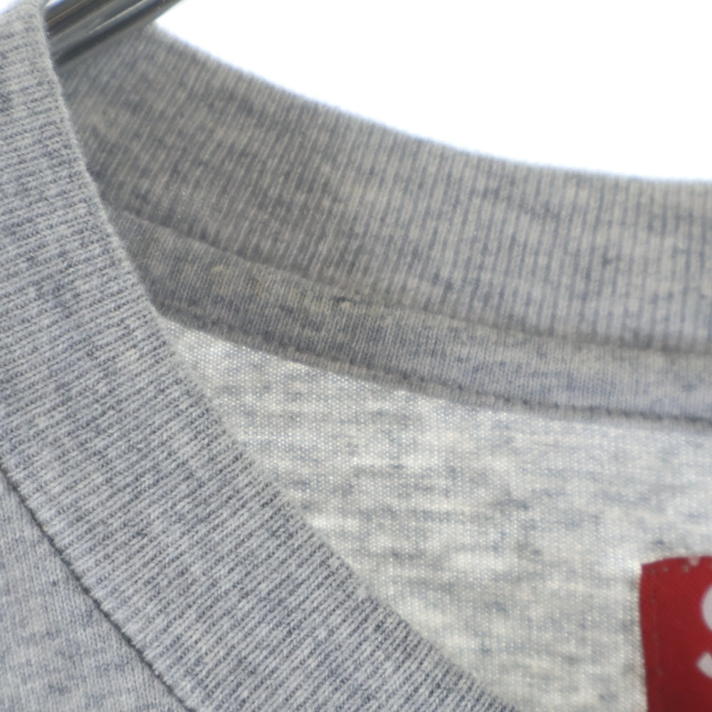 SUPREME(シュプリーム) 23AW Small Box Logo L/S Tee スモール ボックスロゴ クルーネック長袖Tシャツ カットソー グレー
