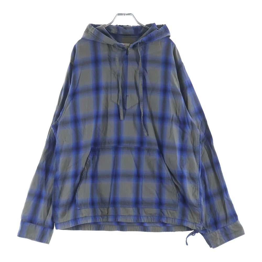bal(バル) PULLOVER MEXICAN HOODED SHIRT プルオーバー メキシカンフーデッドシャツ ブルー