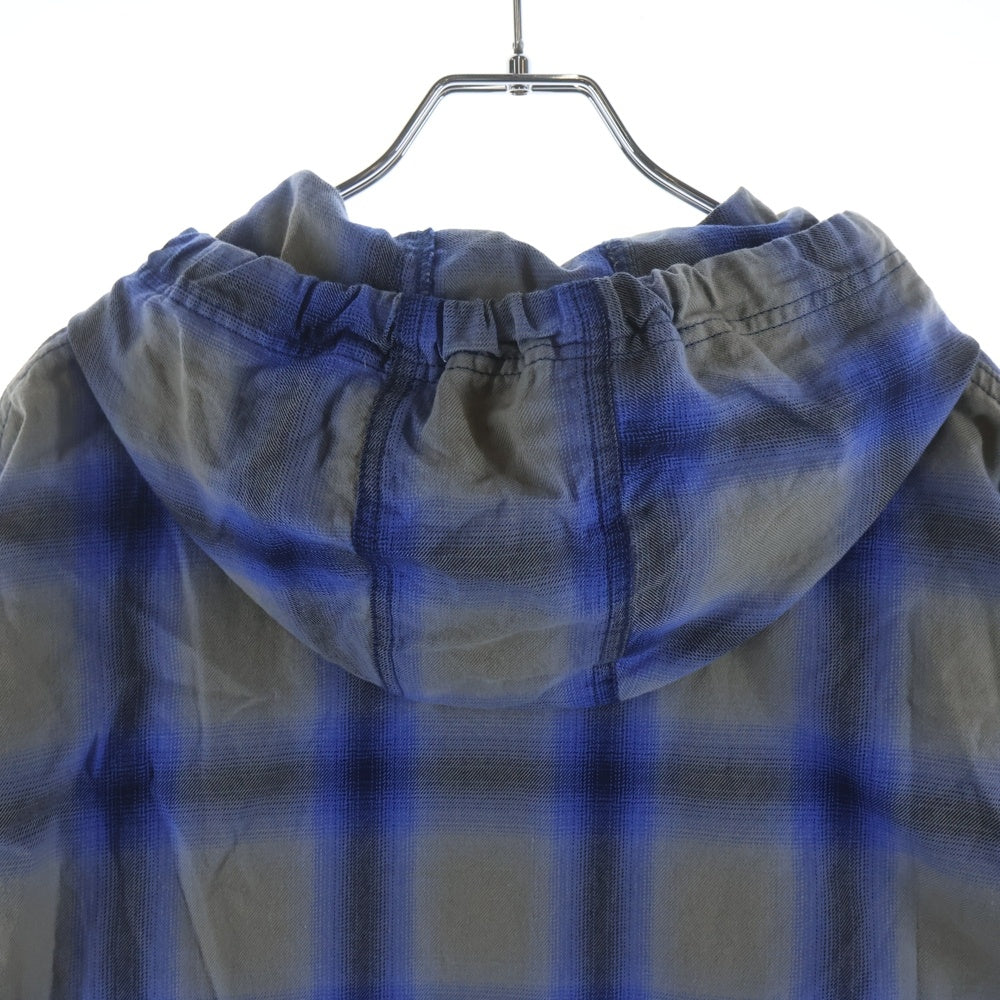 bal(バル) PULLOVER MEXICAN HOODED SHIRT プルオーバー メキシカンフーデッドシャツ ブルー