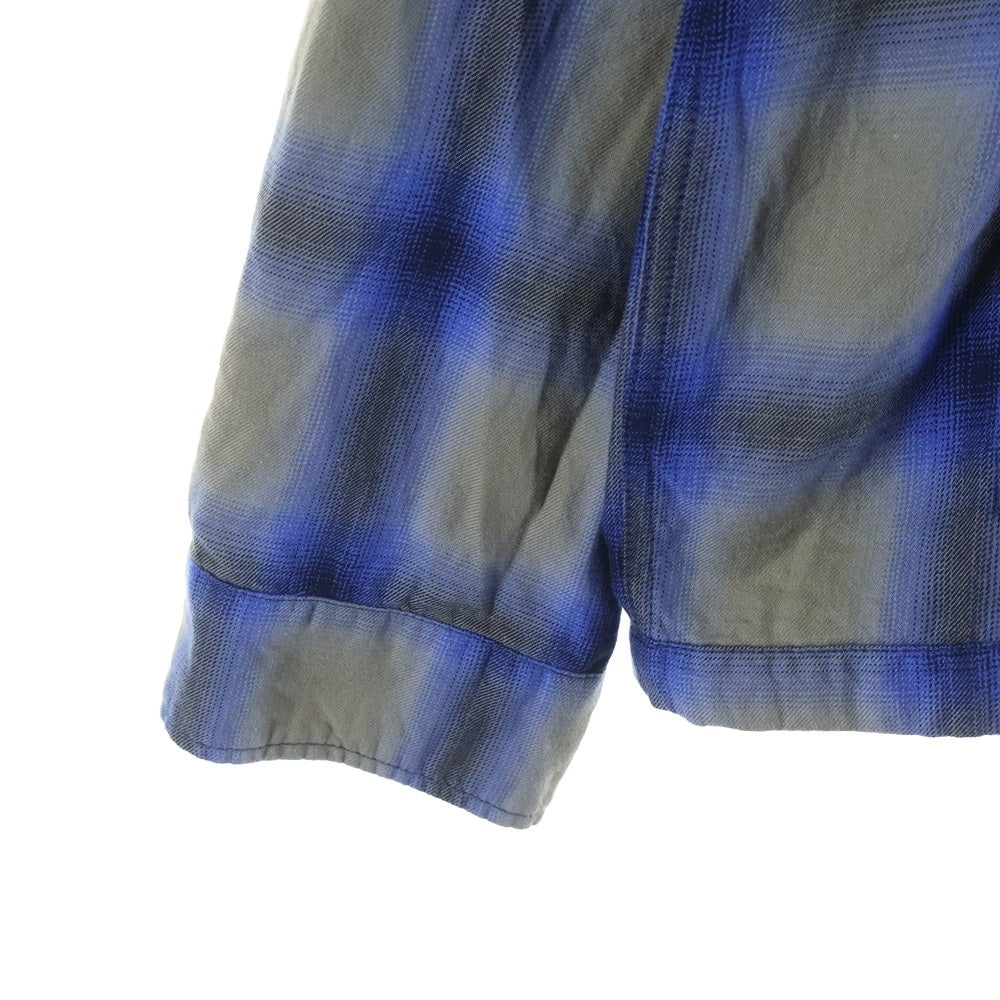bal(バル) PULLOVER MEXICAN HOODED SHIRT プルオーバー メキシカンフーデッドシャツ ブルー