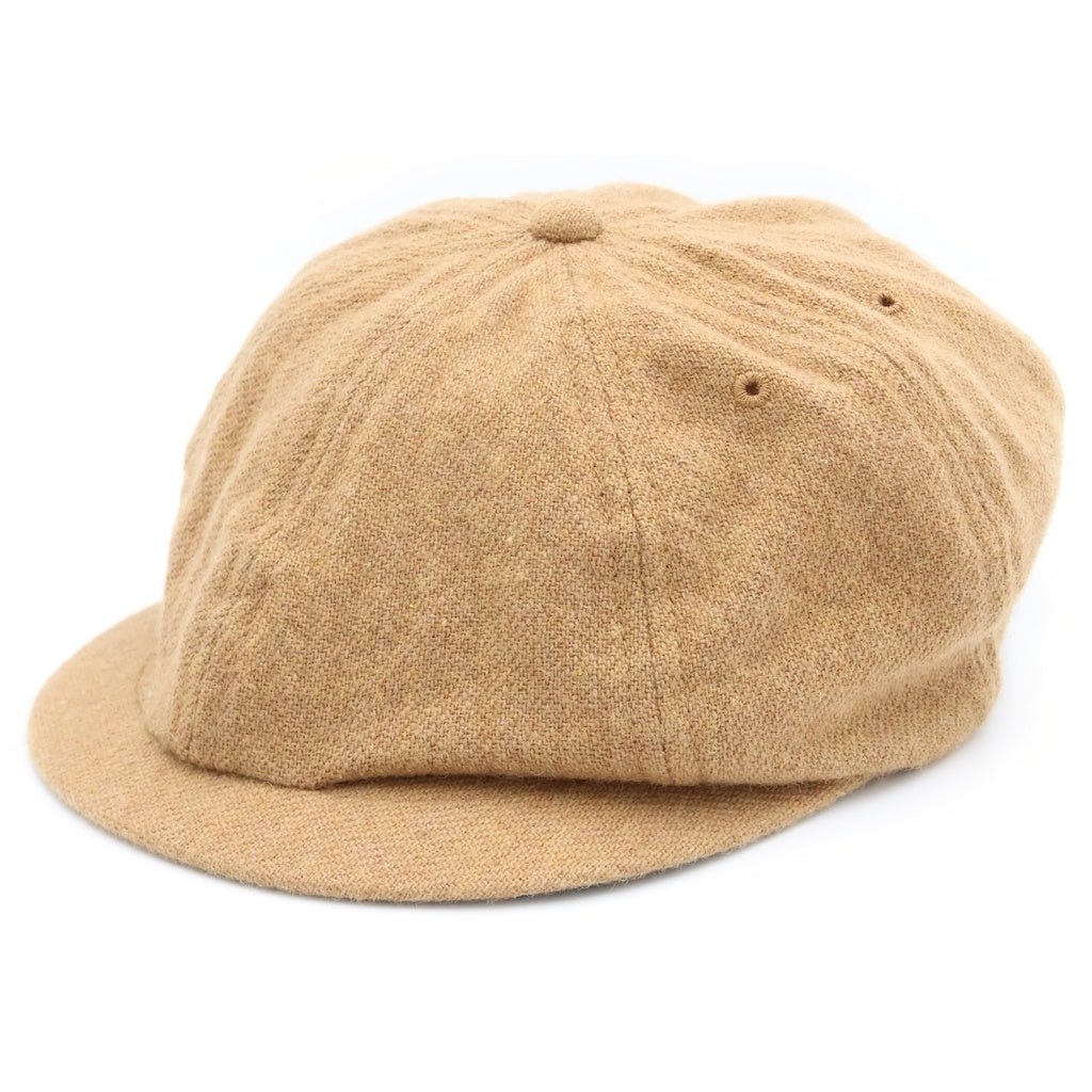 THE H.W.DOG&CO(ドッグアンドコー) WASHED HUNTING ウォッシュドハンチング キャップ ベージュ D-01078