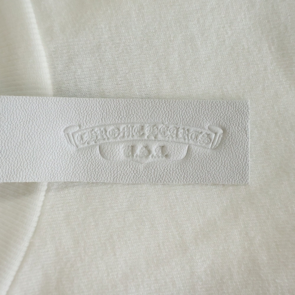 CHROME HEARTS(クロムハーツ) Y NOT ワイノット クロップド 半袖Tシャツ ロゴエンブロイダリーカットソー レディース ホワイト