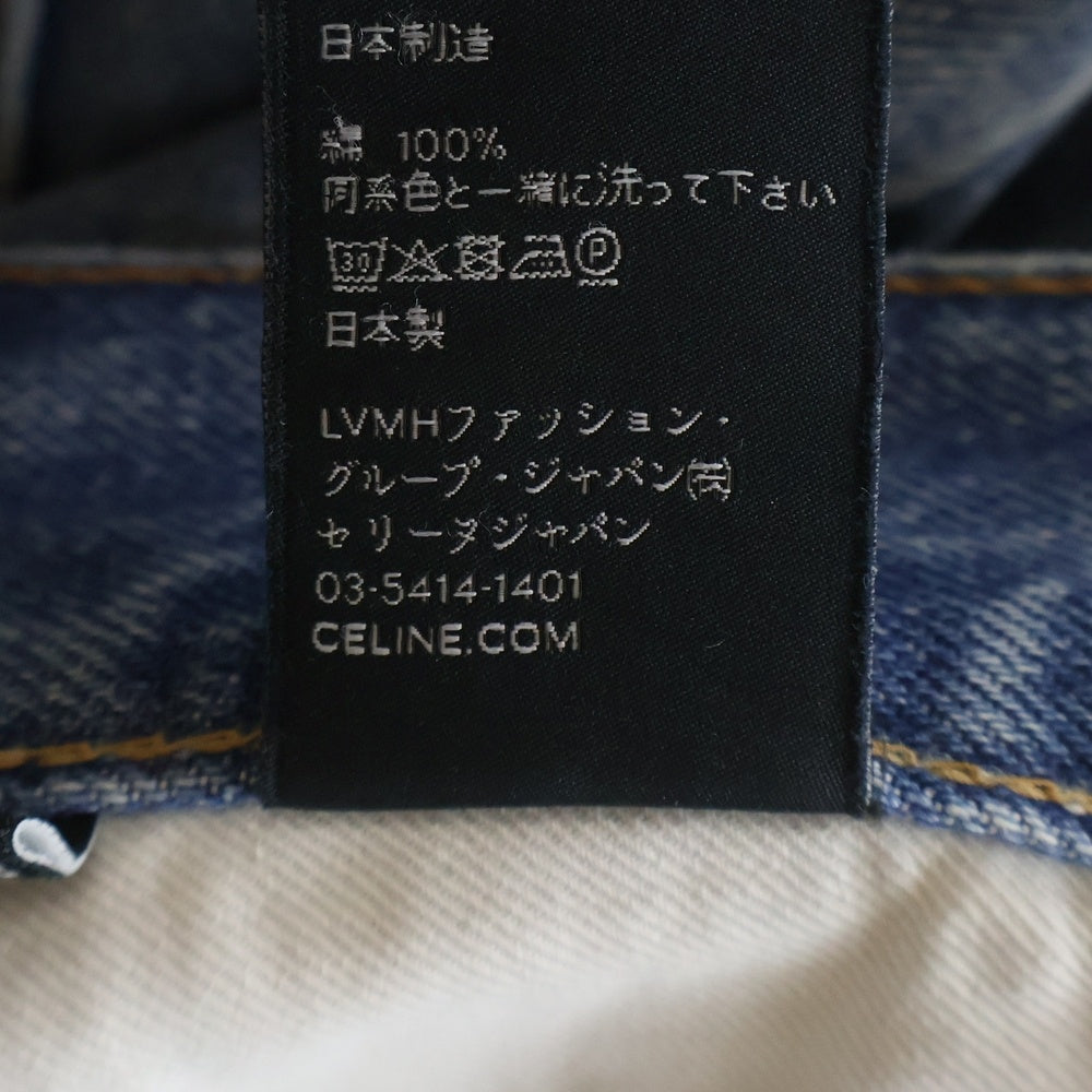 CELINE(セリーヌ) Wesley Jeans in Zuma Wash Denim ウェスリージーンズ ズマウォッシュ デニムパンツ 2N785034S