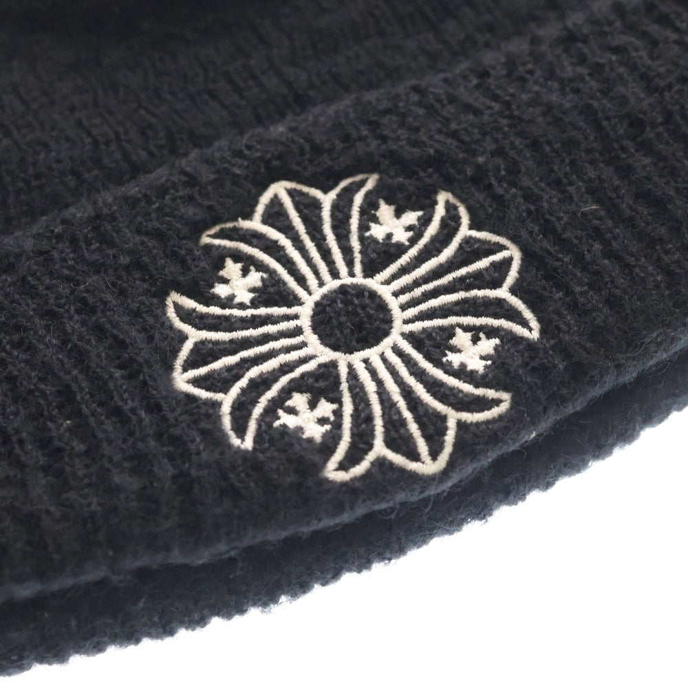 CHROME HEARTS(クロムハーツ) WOOL WATCH CAP CHプラス刺繍ビーニー ブラック