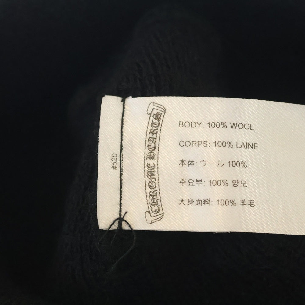 CHROME HEARTS(クロムハーツ) WOOL WATCH CAP CHプラス刺繍ビーニー ブラック