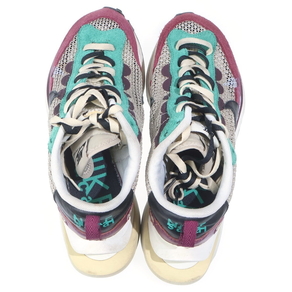 NIKE(ナイキ) ×sacai VAPORWAFFLE サカイ ヴェイパーワッフル ローカットスニーカー ボルドー/グリーン US7/25cm DD3035-200
