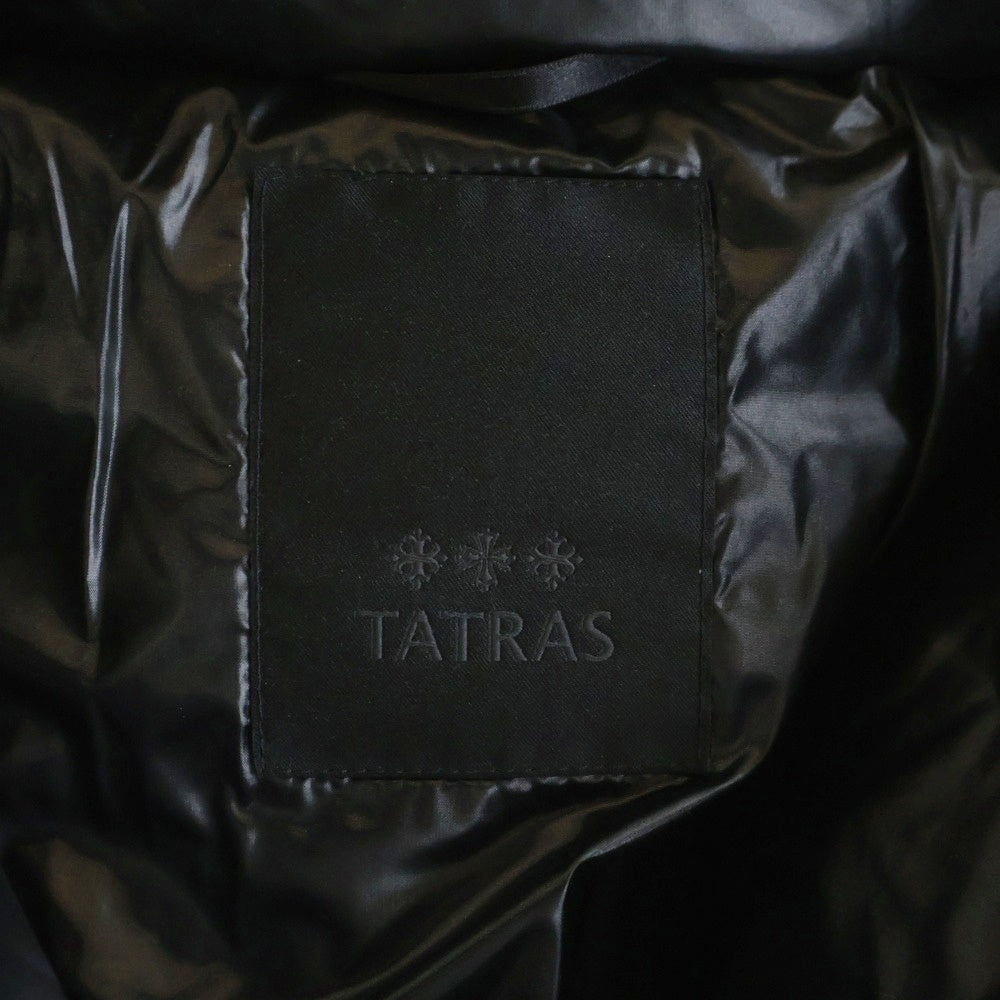TATRAS(タトラス) 20AW BELBO ベルボ ジップアップ アームロゴパッチ ダウンジャケット ブラック MTA20A4562