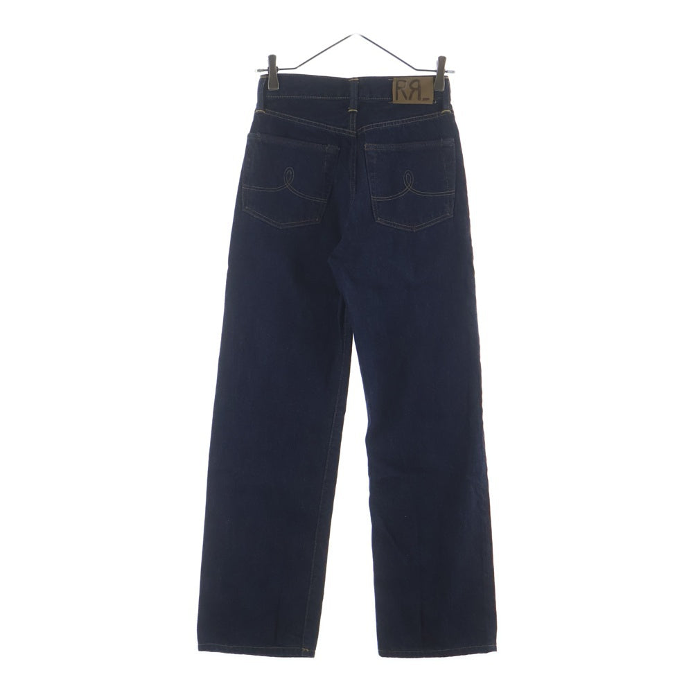 RRL(ダブルアールエル) ハイウエスト スリムフィット ボタンフライ ストレートデニムパンツ インディゴ 282846782001 レディース