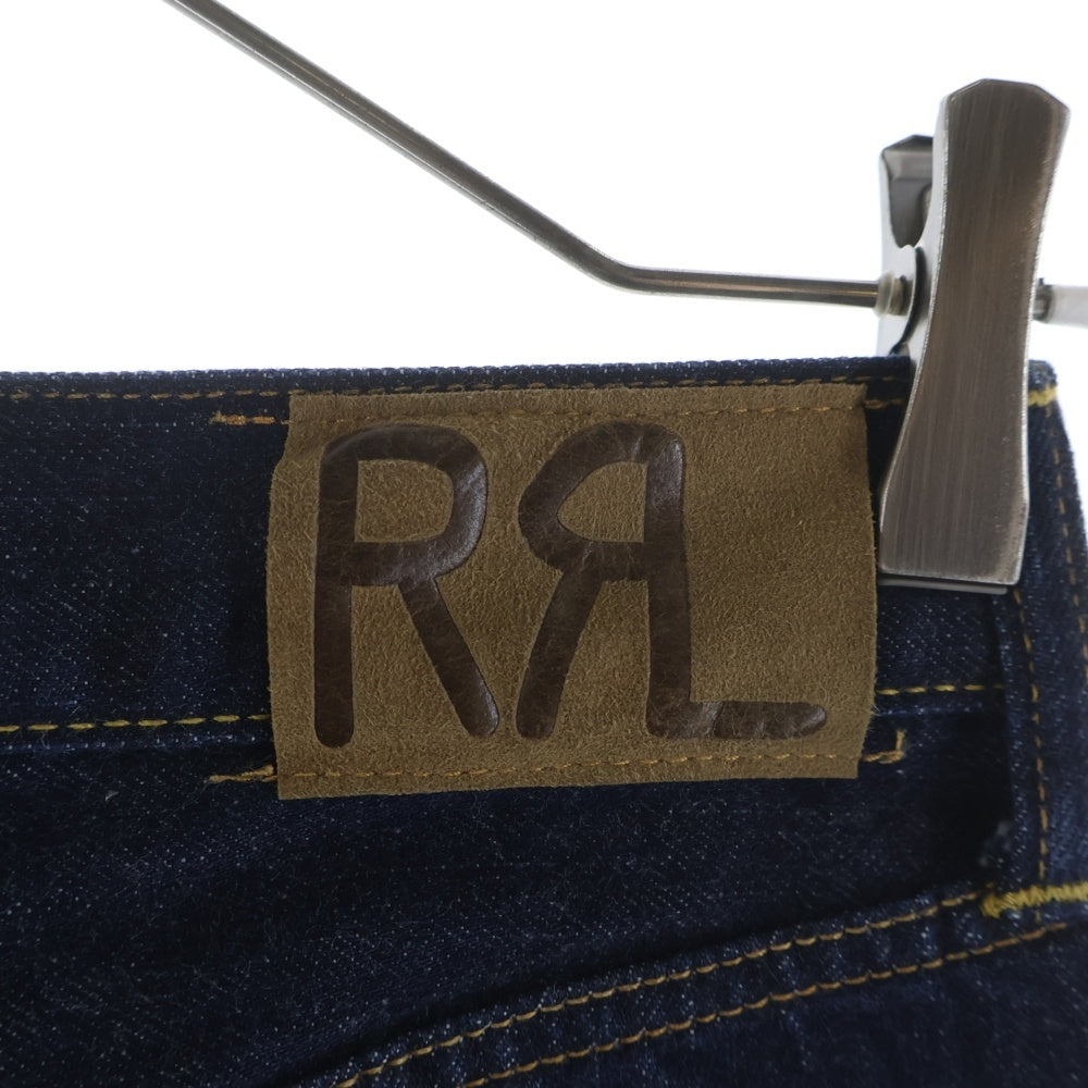 RRL(ダブルアールエル) ハイウエスト スリムフィット ボタンフライ ストレートデニムパンツ インディゴ 282846782001 レディース
