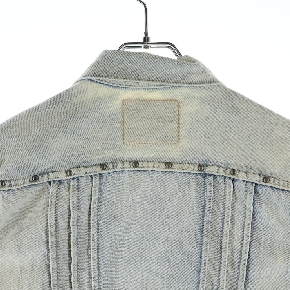RRL(ダブルアールエル) コンチョスタッズ ボタンフライ デニムジャケット レディース インディゴ