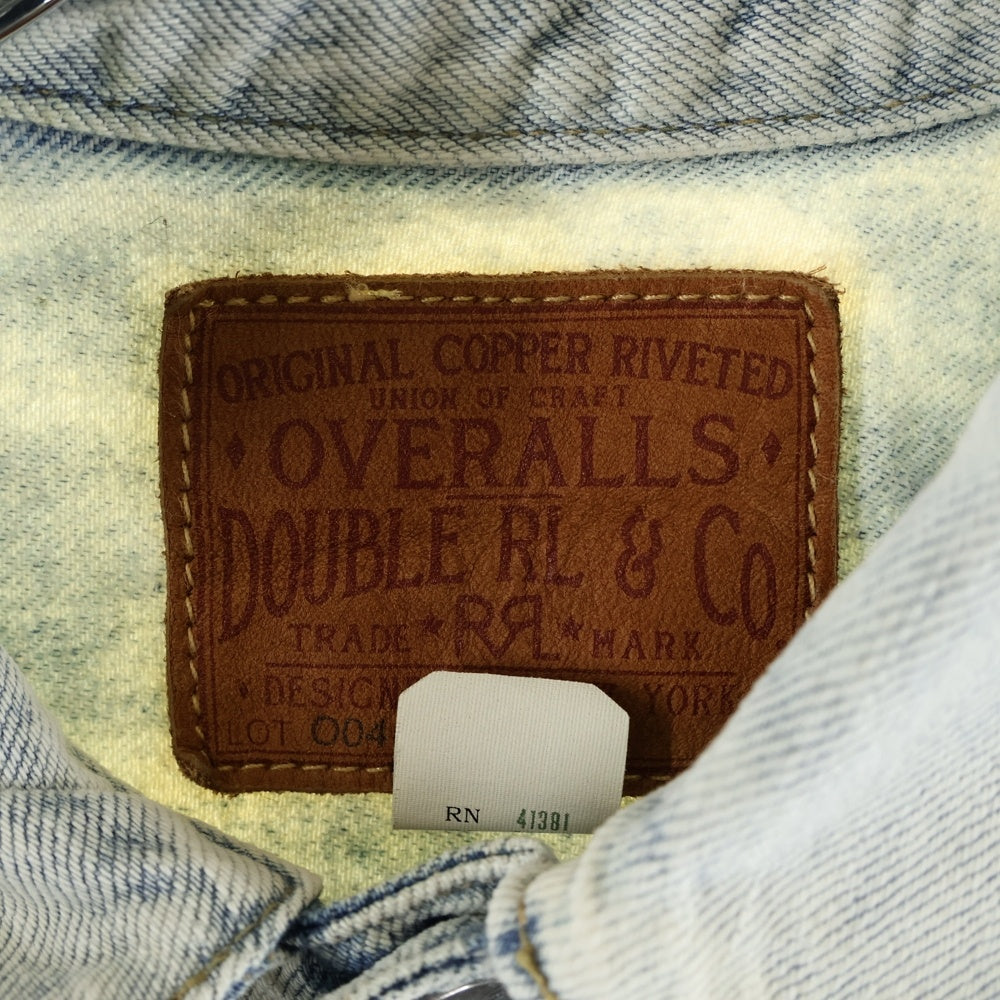 RRL(ダブルアールエル) コンチョスタッズ ボタンフライ デニムジャケット レディース インディゴ